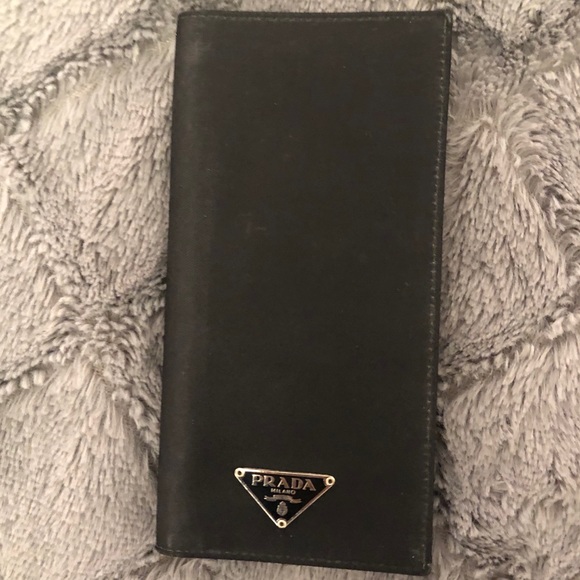 Prada Handbags - PRADA Black Checkbook